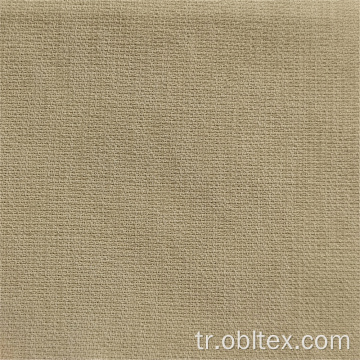 OBL22-C-065 Elbise için Polyester Taklit Keten